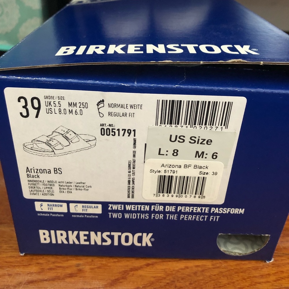Arizona black Birkenstock’s